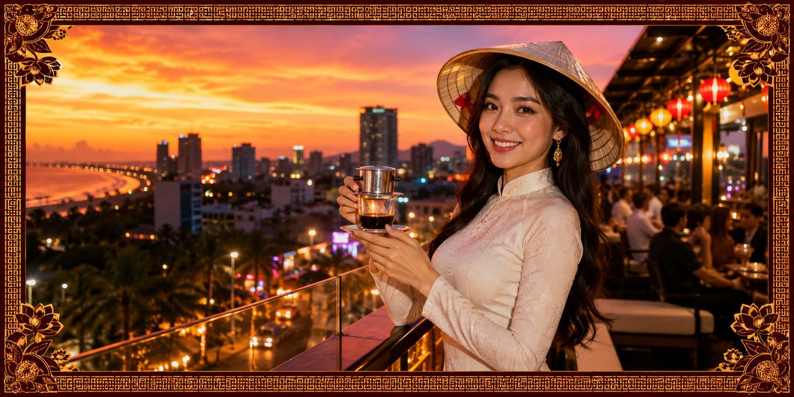 Người dùng kiểm tra thông tin cá cược trực tuyến tại Mũi Né bên tách cà phê