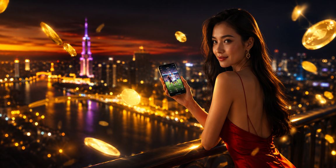 Người chơi cá cược thể thao trên bãi biển Phú Quốc với điện thoại di động